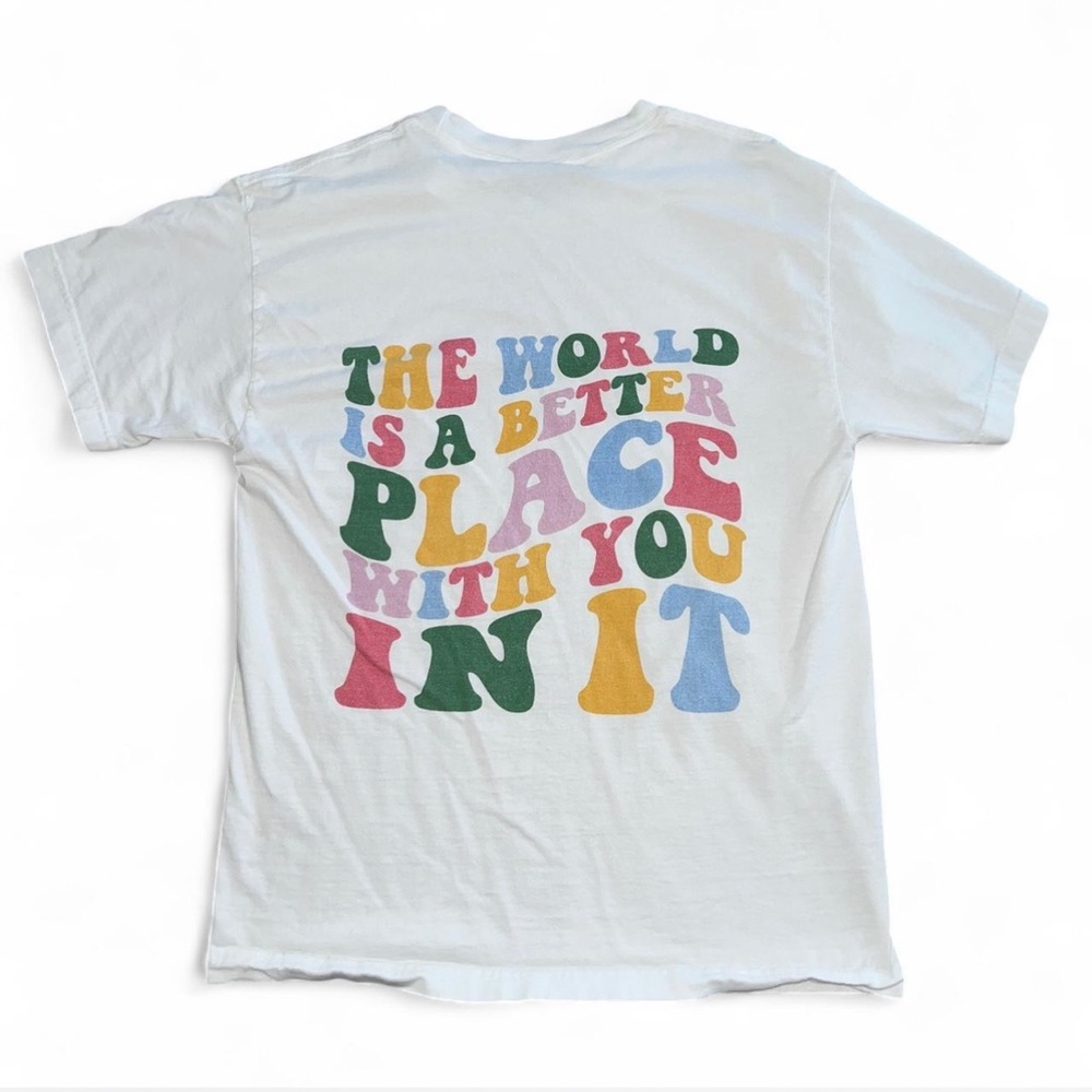 Happy White T-Shirt